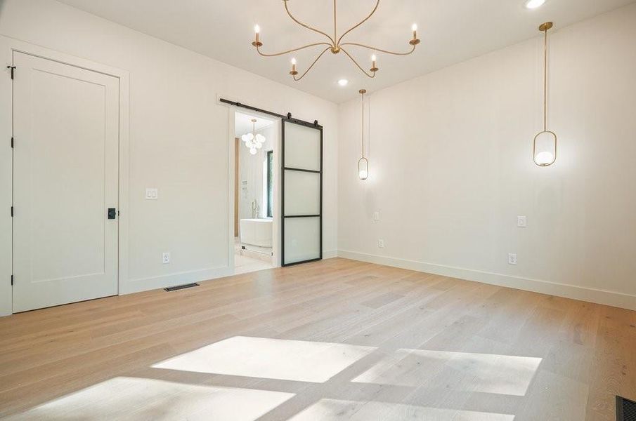 Spacious, unfurnished interior of a new home in , Canton (Image 53).