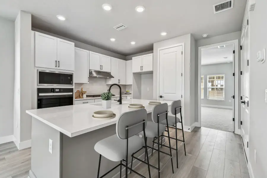 Representative furnished interior of a home built from the The Seaboard by David Weekley Homes in Edgewater Wellen Park, Venice (Image 4). Representative furnished interior of a home built from the The Seaboard by David Weekley Homes in Edgewater Wellen Park, Venice (Image 4).