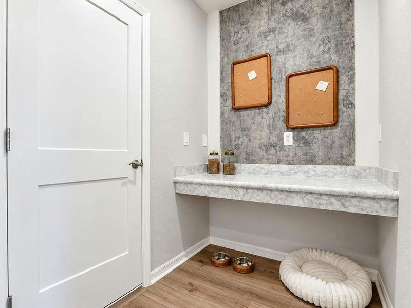 Storage solutions include a drop zone, along with storage, coat, linen, and walk-in closets - Wayfair III by Highland Homes