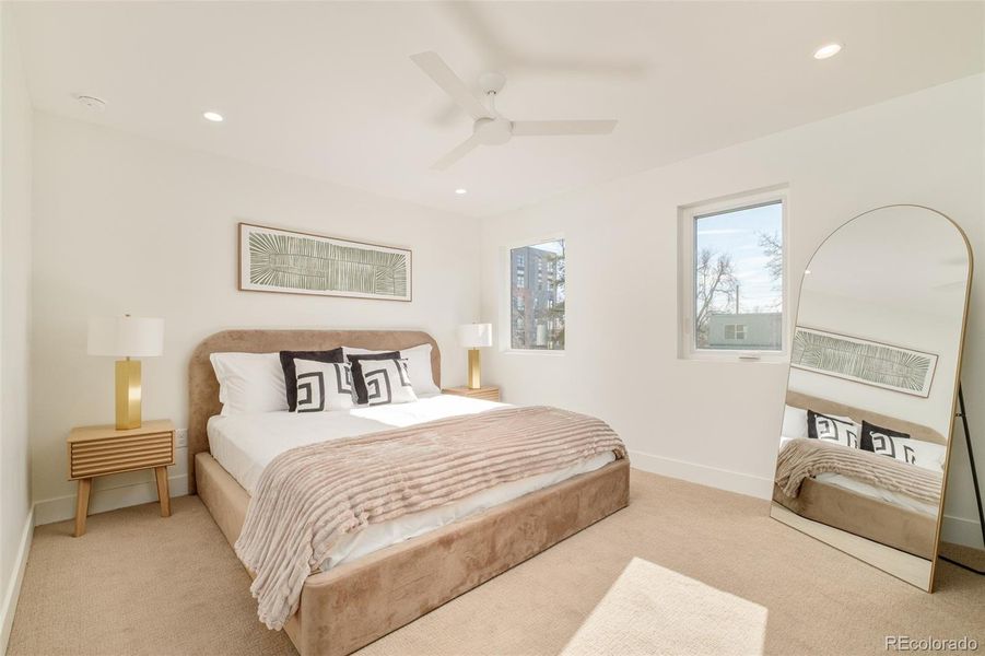 Furnished interior view inside a new home in , Denver (Image 30).