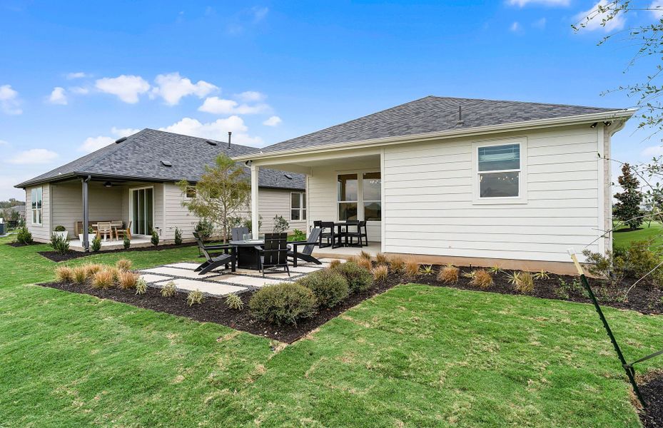 Representative exterior details of a home built from the Compass by Del Webb in Del Webb Austin at Lost Pines, Bastrop (Image 37).