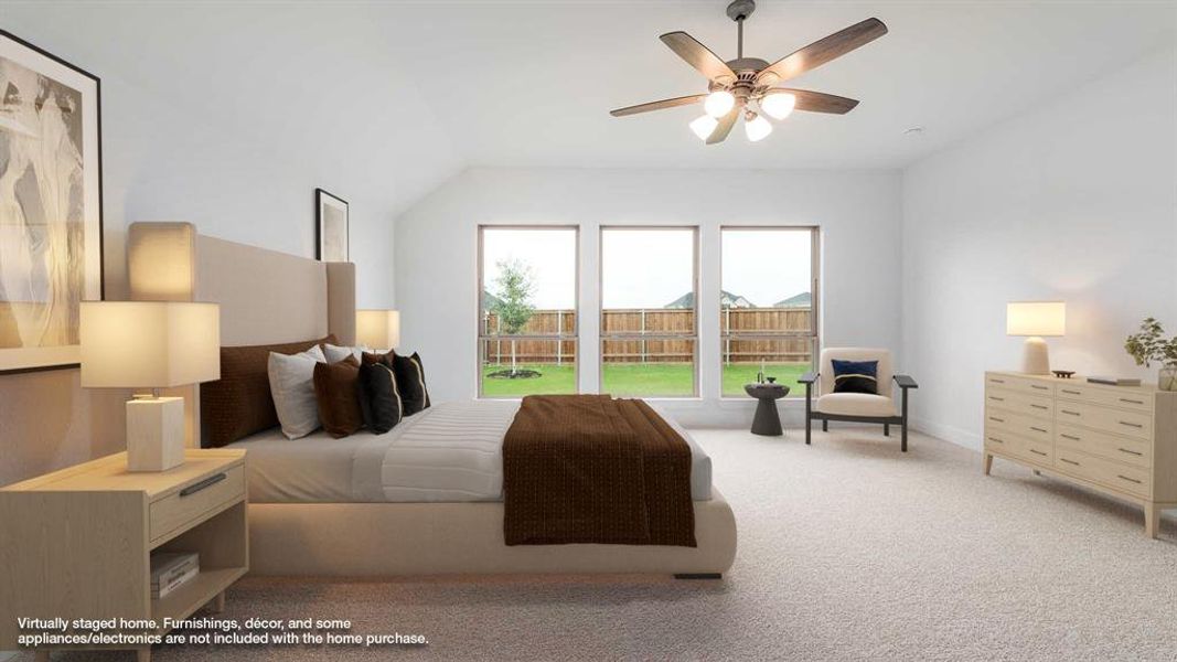 Furnished interior view inside a new home in Myrtle Creek 60', Waxahachie (Image 8).