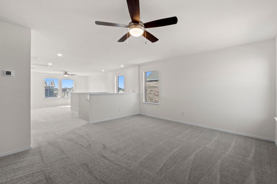 Spacious, unfurnished interior of a new home in Salerno - Heritage Collection, Round Rock (Image 19). Spacious, unfurnished interior of a new home in Salerno - Heritage Collection, Round Rock (Image 19).