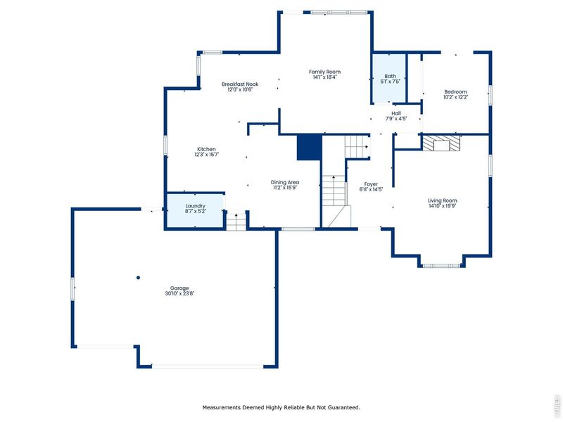 2D floor plan layout of this home in , Denver, CO (Image 5).