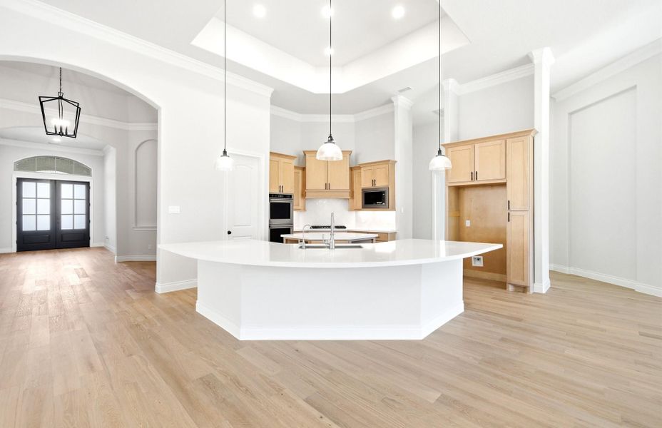 Furnished interior view inside a new home in Artavia 70′, Conroe (Image 12).