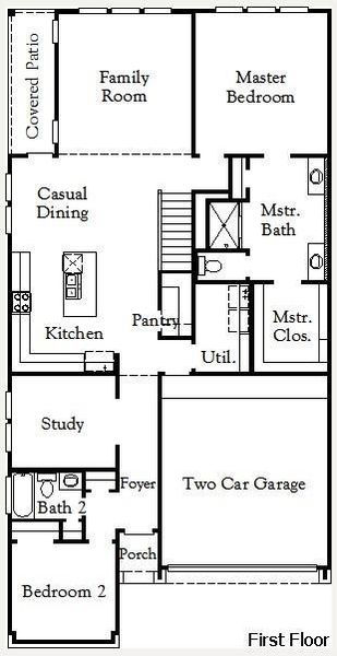 First floor diagram