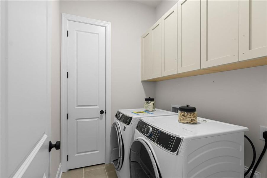 Furnished interior view inside a new home in Promenade at Sawnee Village, Cumming (Image 46).