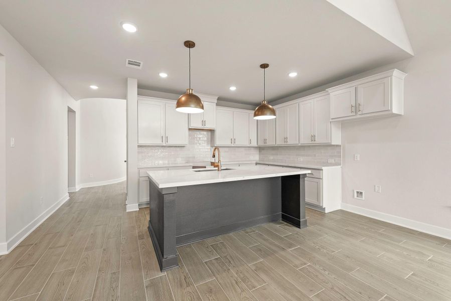 Furnished interior view inside a new home in Fulshear Lakes - 60', Fulshear (Image 5).