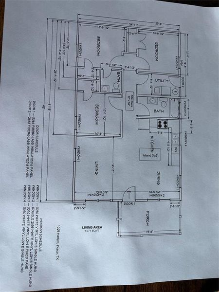 2D floor plan layout of this home in , Waco, TX (Image 3).