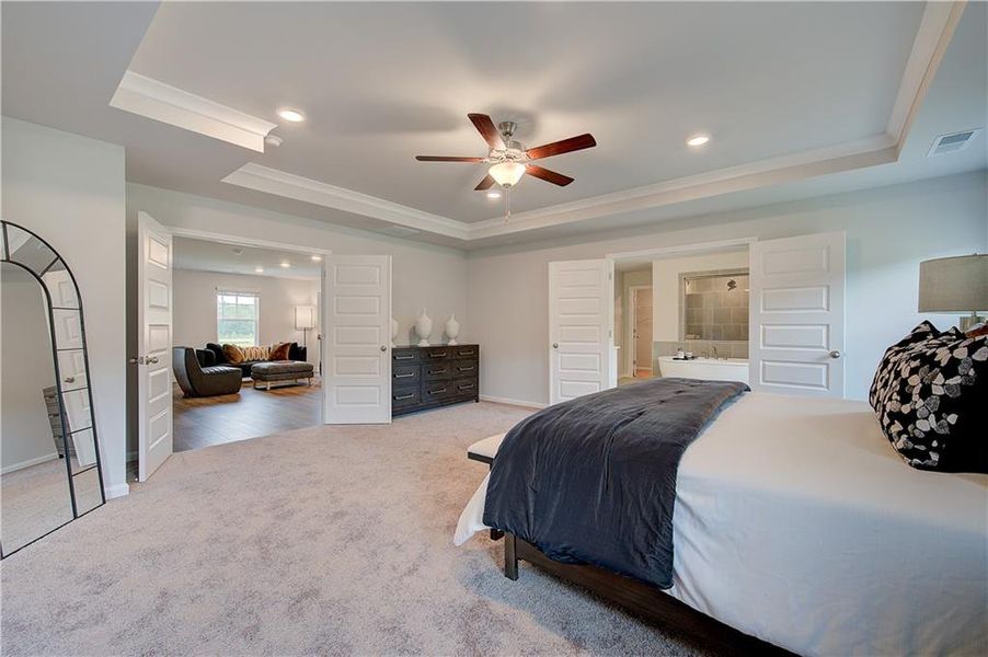 Furnished interior view inside a new home in Westwind Estates, Hampton (Image 41). Furnished interior view inside a new home in Westwind Estates, Hampton (Image 41).