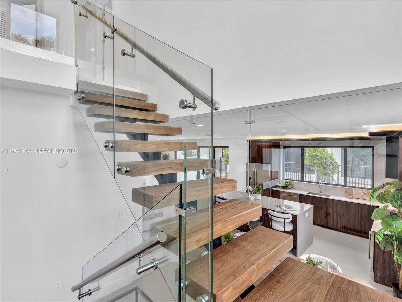 Furnished interior view inside a new home in , Dania Beach (Image 64).