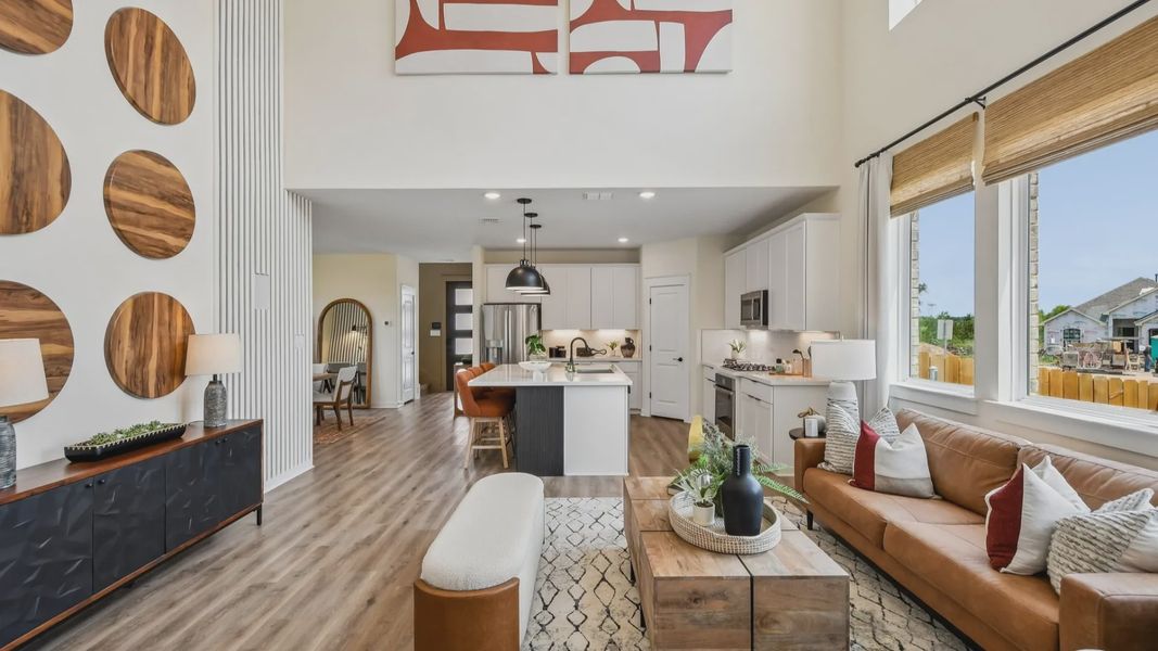 Furnished interior view inside a new home in Creeks Crossing, Elgin (Image 6).