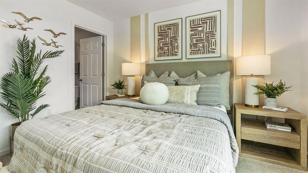 Furnished interior view inside a new home in Stokes Landing, St. Augustine (Image 11).