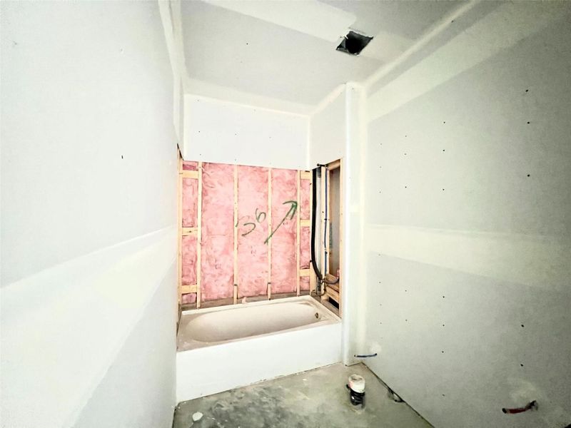 Actual progress of your home.