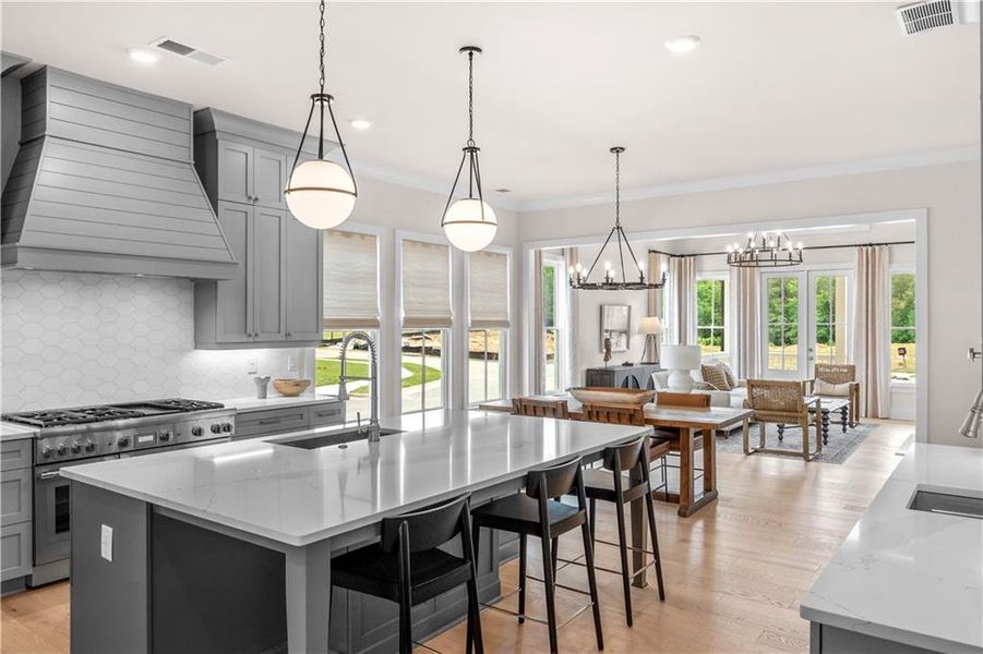 Furnished interior view inside a new home in Crossroads, Milton (Image 6).
