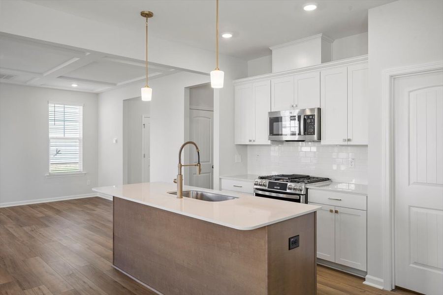 Furnished interior view inside a new home in Sweetbrier, Durham (Image 8).