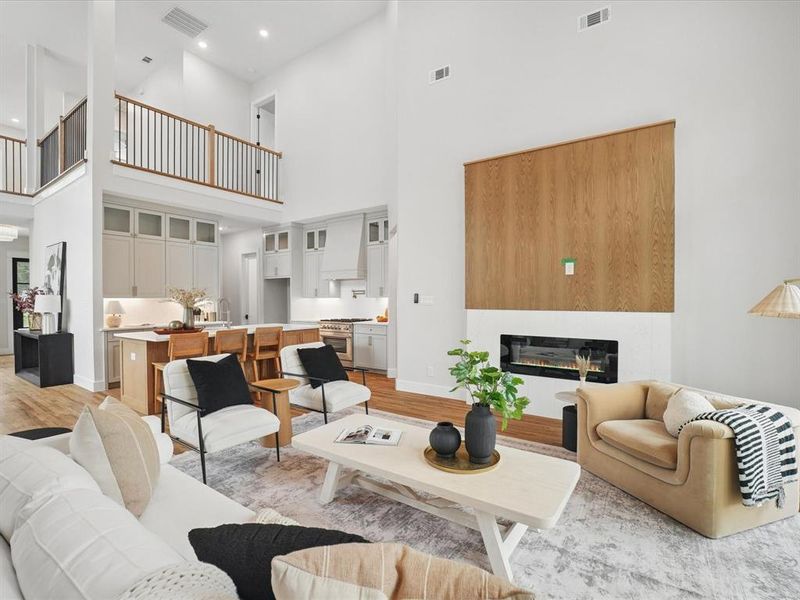 Furnished interior view inside a new home in , Dallas (Image 8).