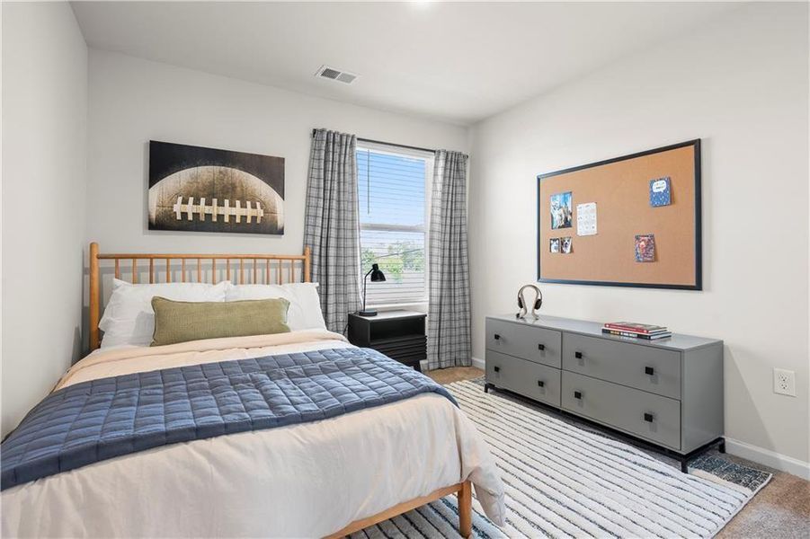 Furnished interior view inside a new home in The Grove At Mundy Mill, Gainesville (Image 19). Furnished interior view inside a new home in The Grove At Mundy Mill, Gainesville (Image 19).