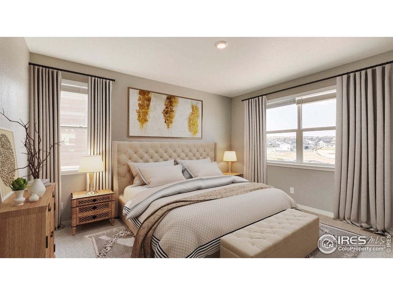 Furnished interior view inside a new home in Hansen Farm, Fort Collins (Image 13).