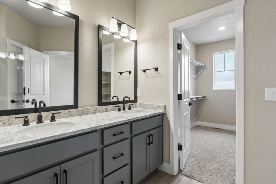 Furnished interior view inside a new home in Aspen Meadows-4, Colorado Springs (Image 13).