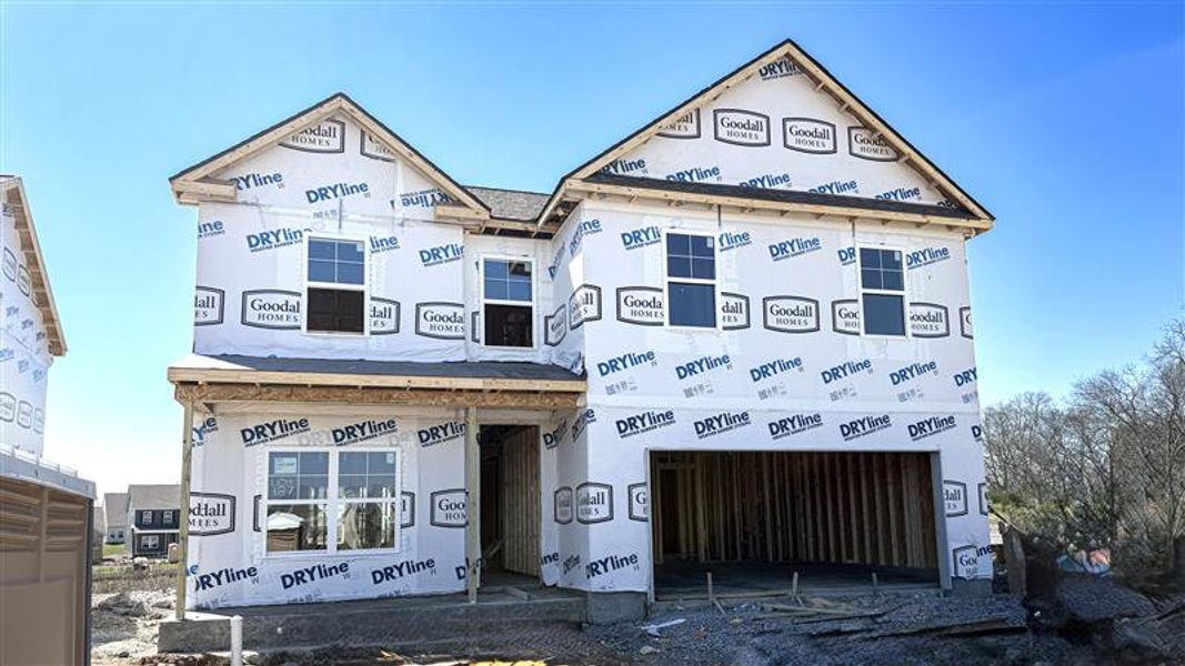 *Photo of actual home in construction. March 2026