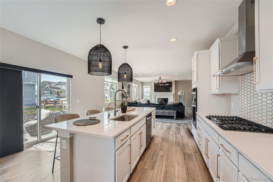 Furnished interior view inside a new home in Morgan Hill, Erie (Image 8).