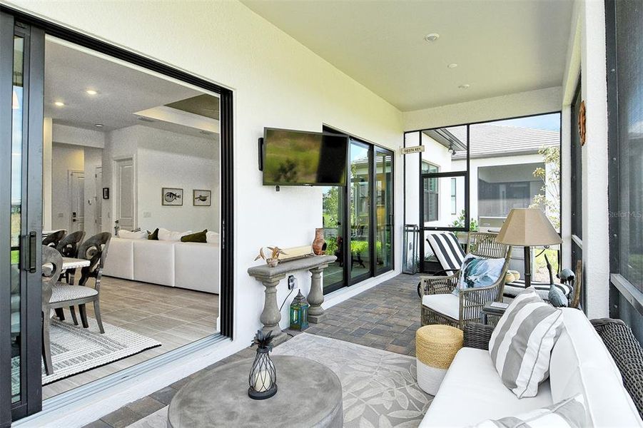 Exterior details and patio area of a home in , Nokomis (Image 29).