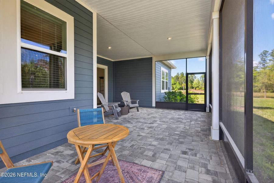 Exterior details and patio area of a home in RiverTown, St. Johns (Image 21).