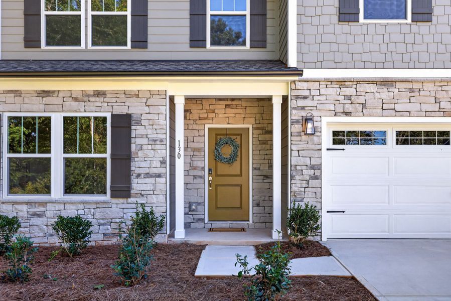 Exterior details and patio area of a home in Heritage Hall, Statesville (Image 2).