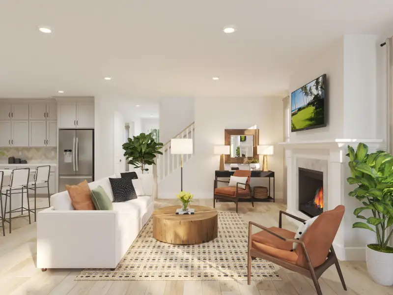 Furnished interior view inside a new home in Poplar Farms, Franklin (Image 7).