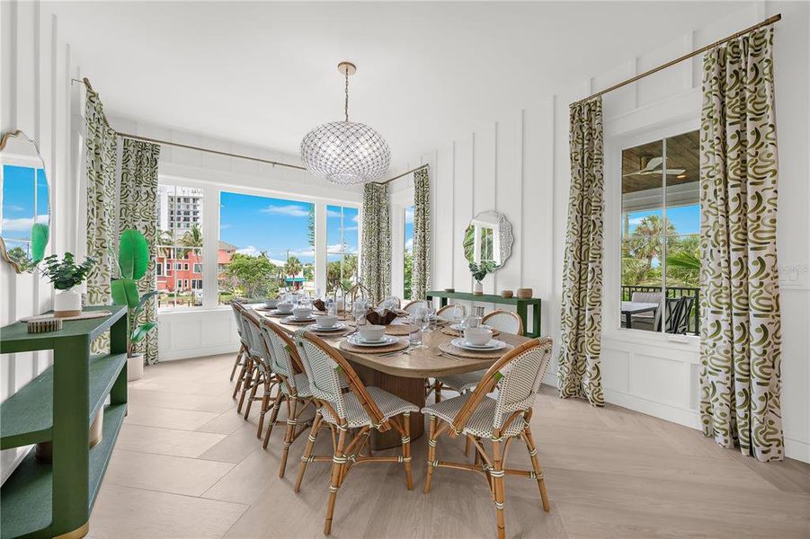 Furnished interior view inside a new home in , Sarasota (Image 55).