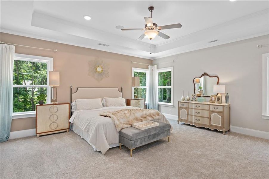 Furnished interior view inside a new home in , Cumming (Image 56).