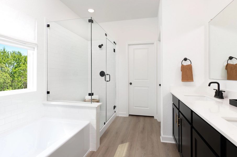 Representative furnished interior of a home built from the Gage by Ashton Woods in Hennersby Hollow, San Antonio (Image 14).