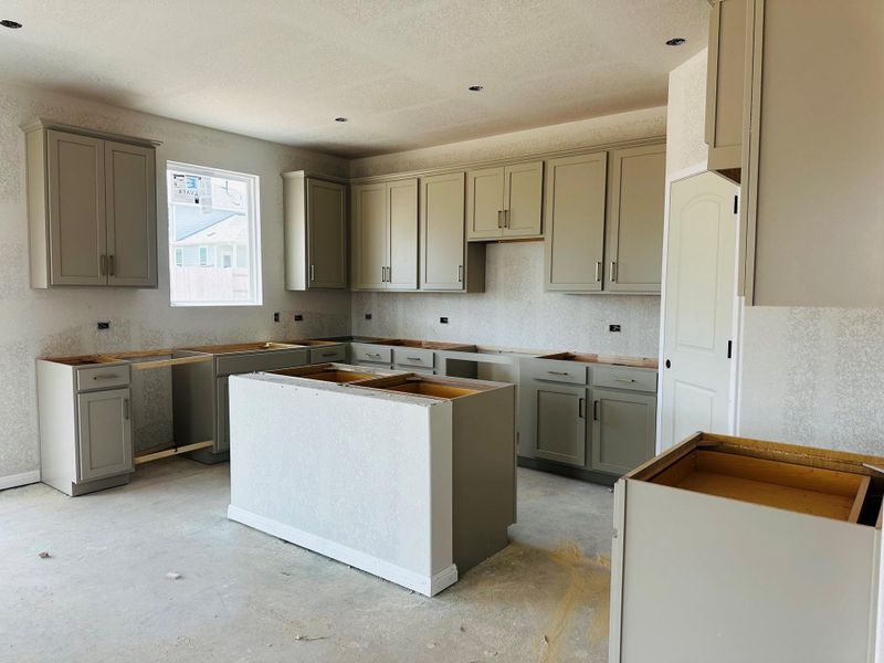 In-progress construction of a new home in Patterson Ranch, Georgetown, TX (Image 22).