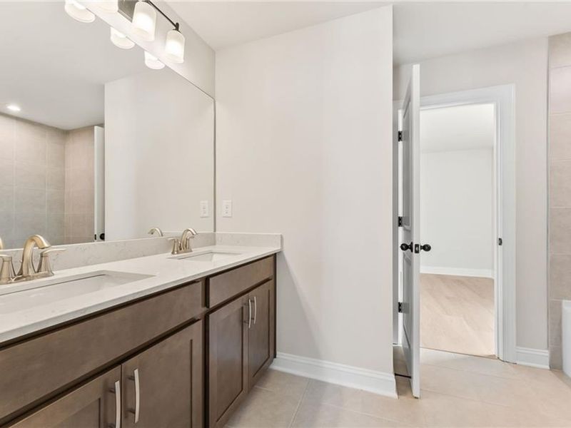 Furnished interior view inside a new home in The Village at Shallowford, Kennesaw (Image 9). Furnished interior view inside a new home in The Village at Shallowford, Kennesaw (Image 9).