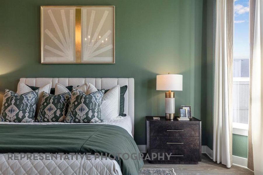 Furnished interior view inside a new home in Tavolo Park, Fort Worth (Image 21).
