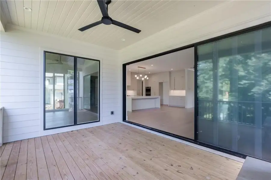 Exterior details and patio area of a home in , Atlanta (Image 4).