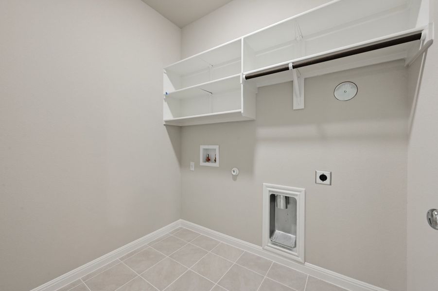 Utility Room in the Willow home plan by Trophy Signature Homes – REPRESENTATIVE PHOTO Utility Room in the Willow home plan by Trophy Signature Homes – REPRESENTATIVE PHOTO