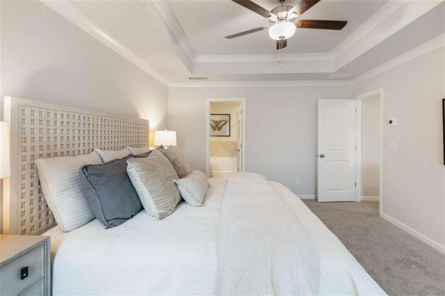 Furnished interior view inside a new home in , Conyers (Image 4).