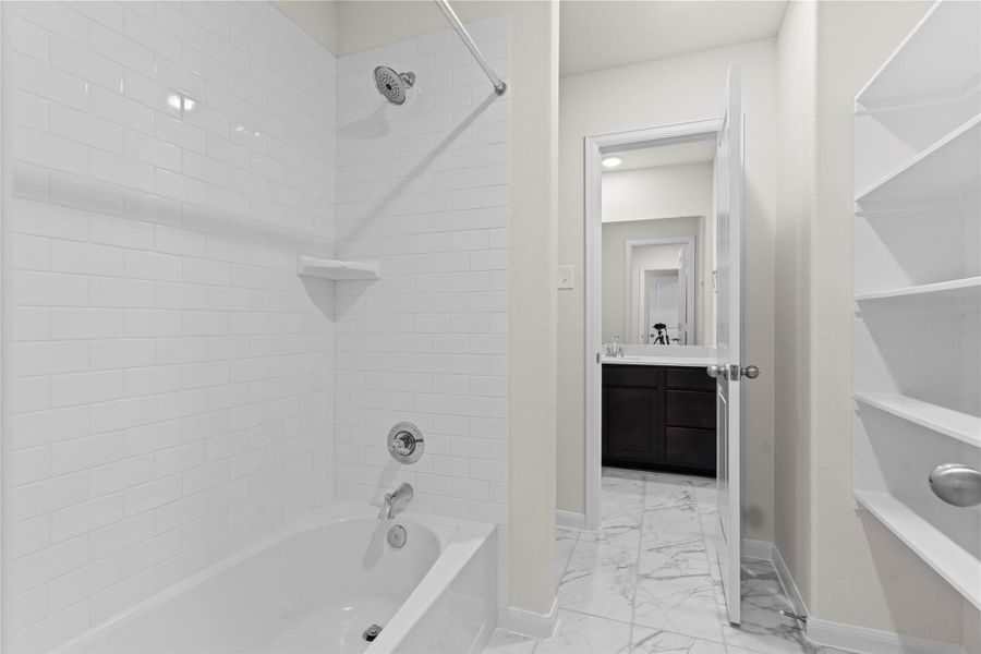 Furnished interior view inside a new home in Wildrye, Waller (Image 14).