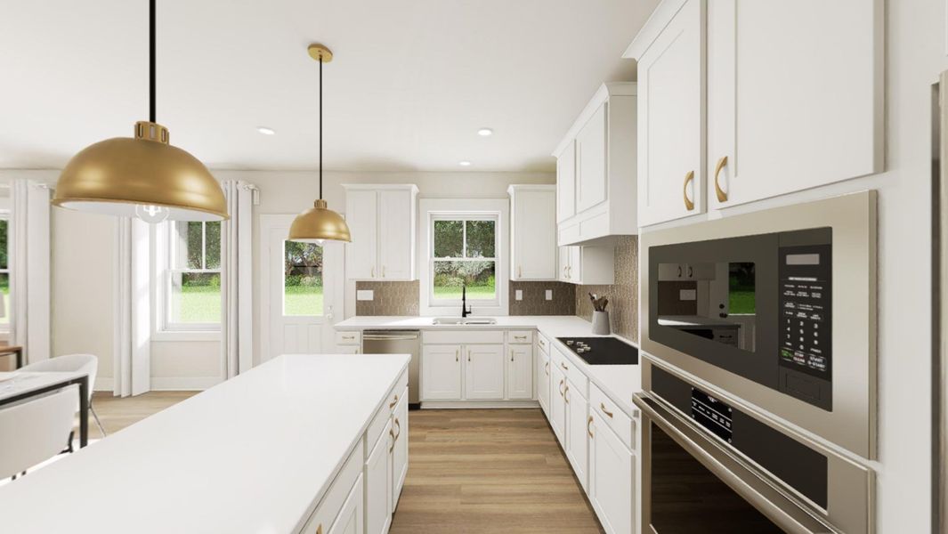Furnished interior view inside a new home in Golden Gate, High Point (Image 7).