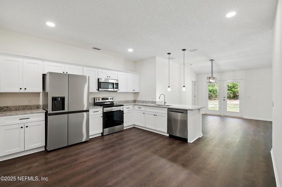 Furnished interior view inside a new home in , Satsuma (Image 11).