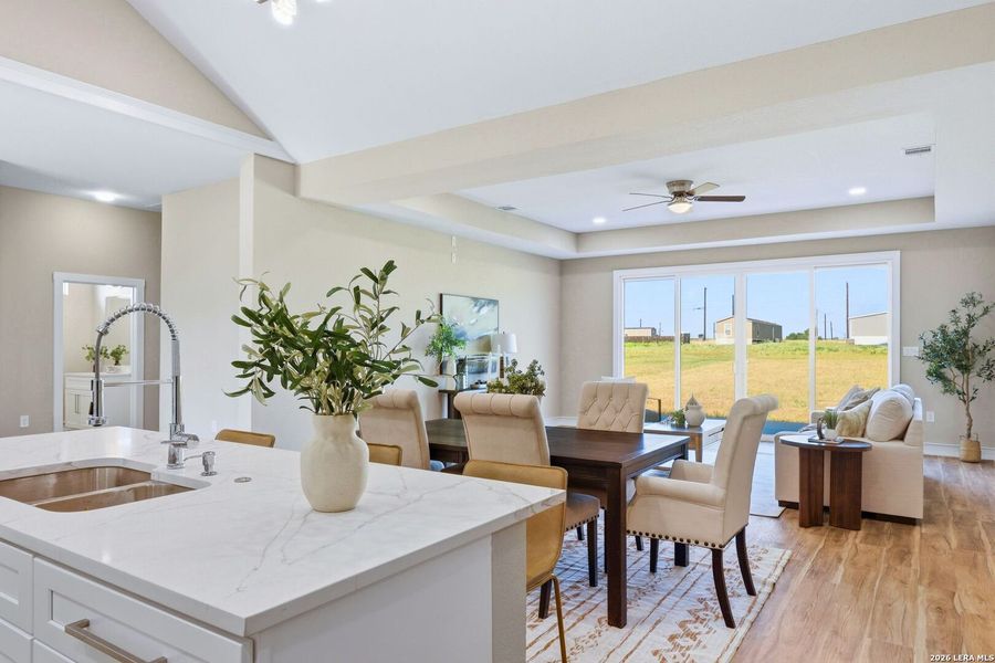 Furnished interior view inside a new home in , Atascosa (Image 15).