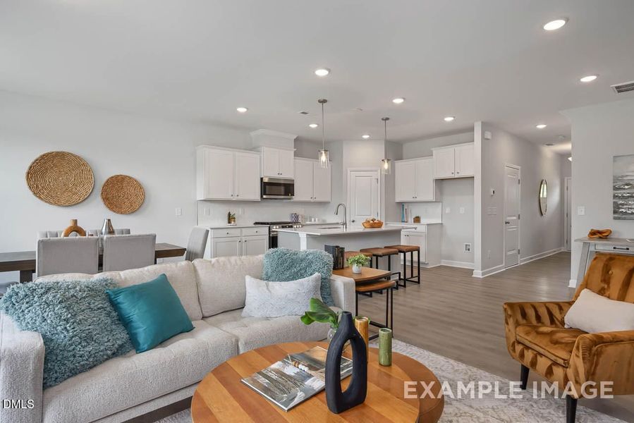 Furnished interior view inside a new home in Springvale, Fuquay Varina (Image 8).