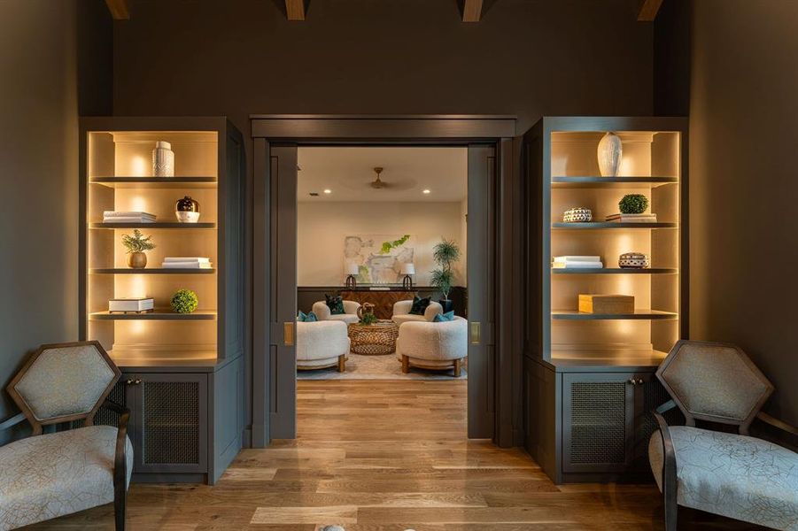 Furnished interior view inside a new home in , Dallas (Image 18).