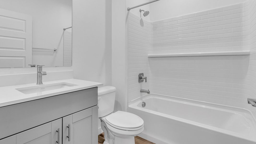 Representative furnished interior of a home built from the Parker by D.R. Horton in The Oasis at Rocking K, Vail (Image 4).