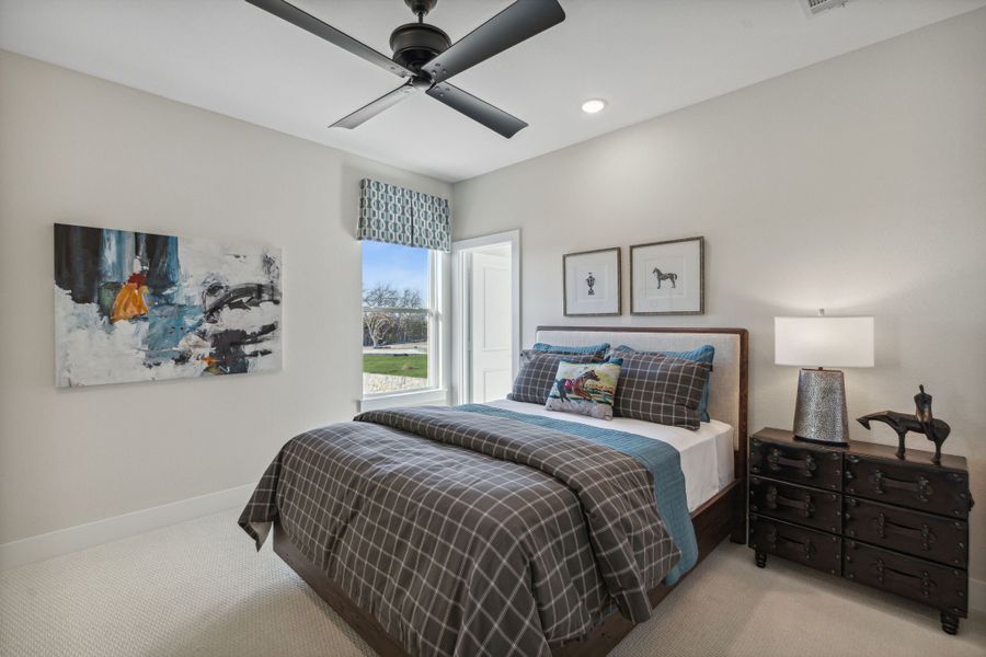 Furnished interior view inside a new home in Painted Tree 60' Series, McKinney (Image 24). Furnished interior view inside a new home in Painted Tree 60' Series, McKinney (Image 24).