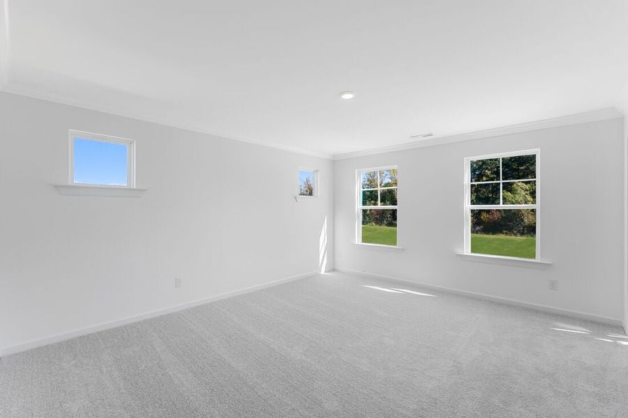 Spacious, unfurnished interior of a new home in Magnolia Townes, Wendell (Image 6).