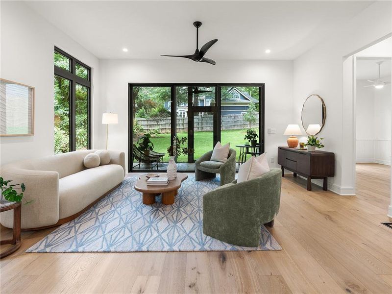 Furnished interior view inside a new home in , Decatur (Image 42).