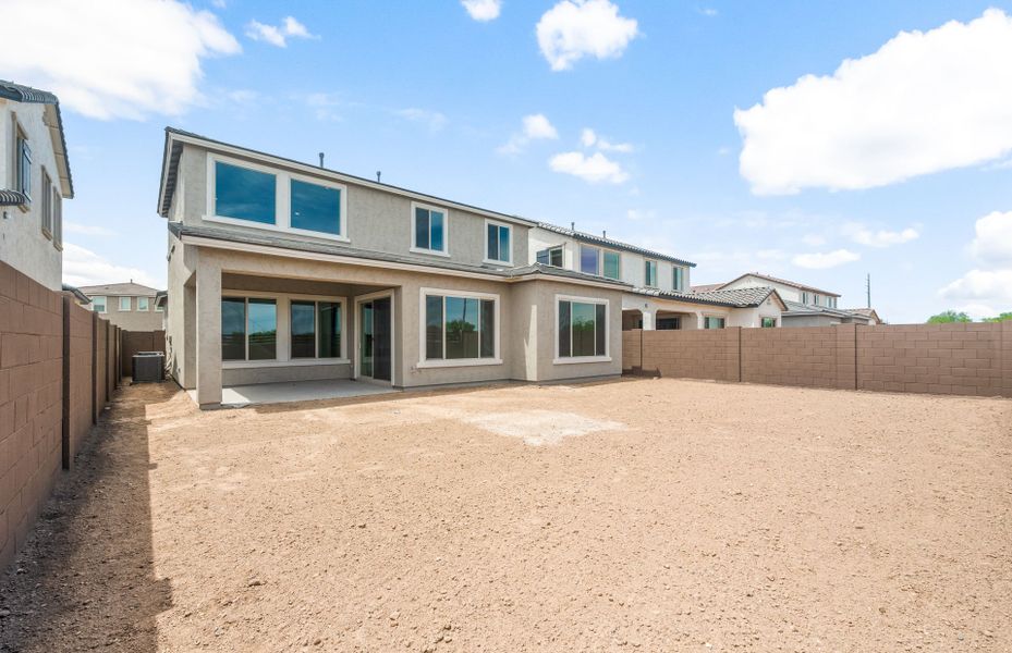 Exterior details and patio area of a home in Legado West, Queen Creek (Image 3). Exterior details and patio area of a home in Legado West, Queen Creek (Image 3).